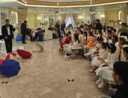 Новогодняя сказка для детей сотрудников «Türkmennebitönümleri»