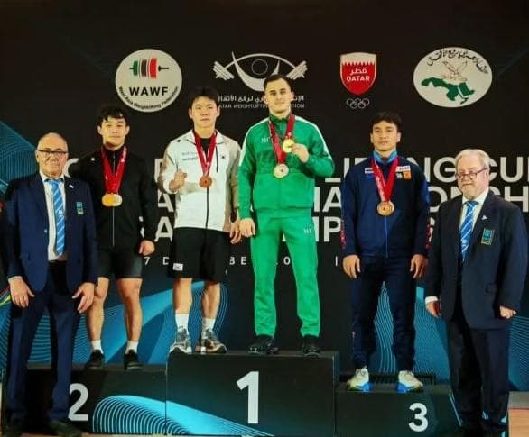 Туркменские штангисты завоевали «золото», «серебро» и «бронзу» на турнире в Катаре